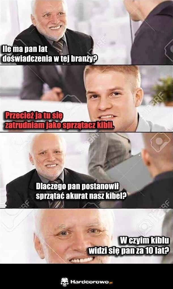 Rozmowy o pracę takie są - 1