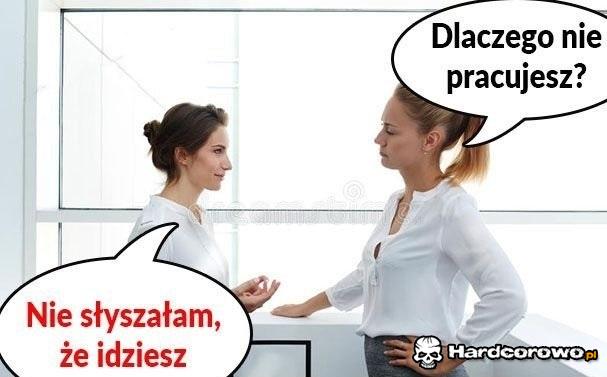 Dlaczego nie pracujesz? - 1