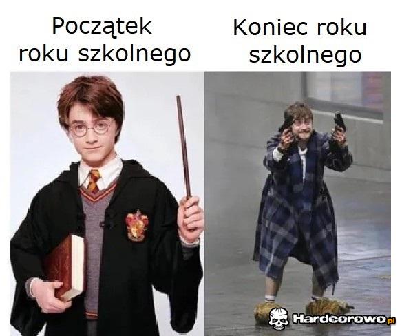 Początek roku szkolnego vs. Koniec roku szkolnego - 1