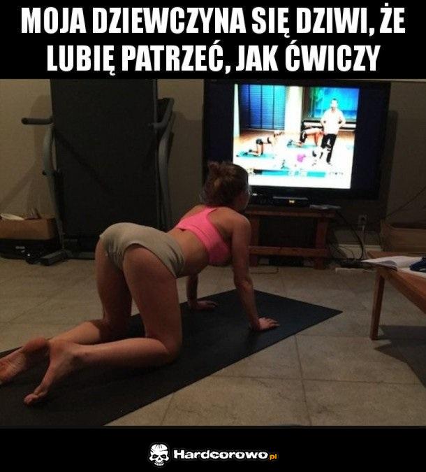 Ćwicząca dziewczyna - 1