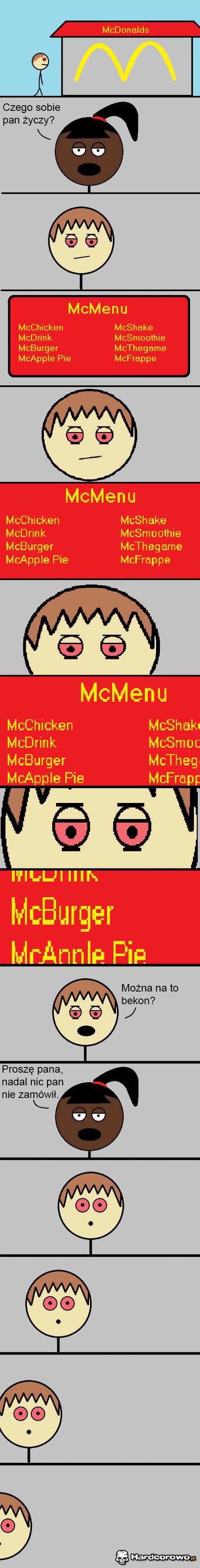 Najarany w McDonalds  - 1