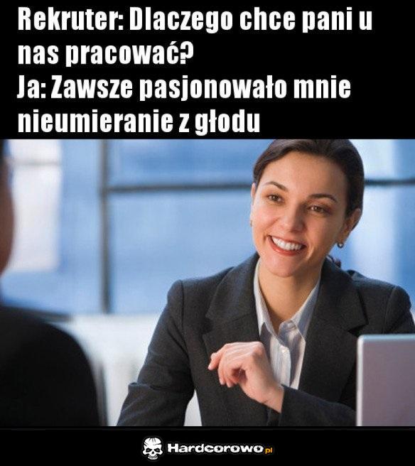 Rozmowa o pracę - 1