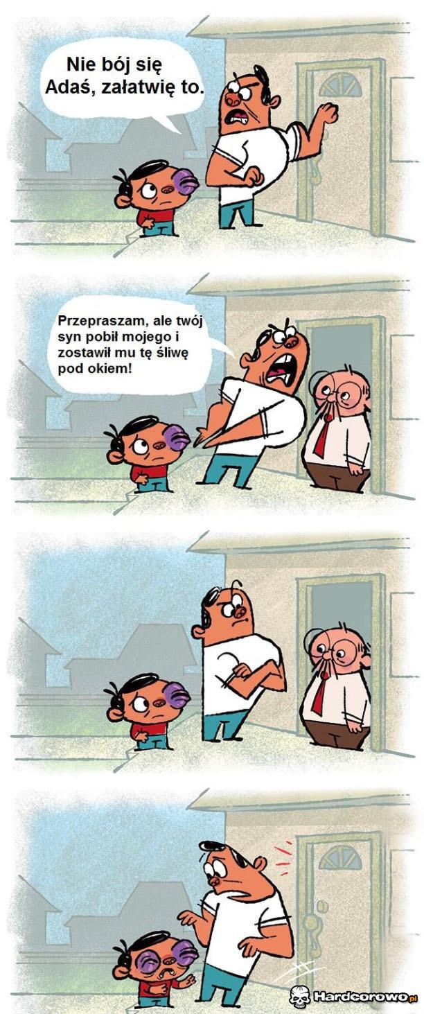 Śliwa pod okiem - 1