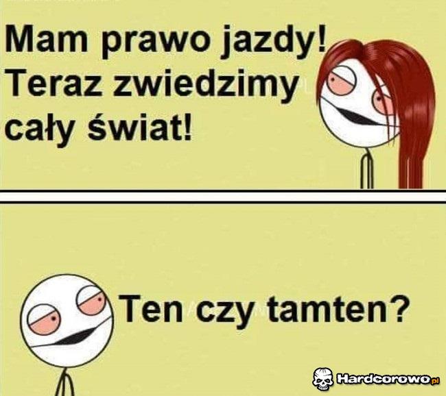 Kiedy dziewczyna zda prawko - 1