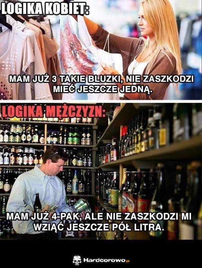 Logika kobiet vs. Logika mężczyzn - 1