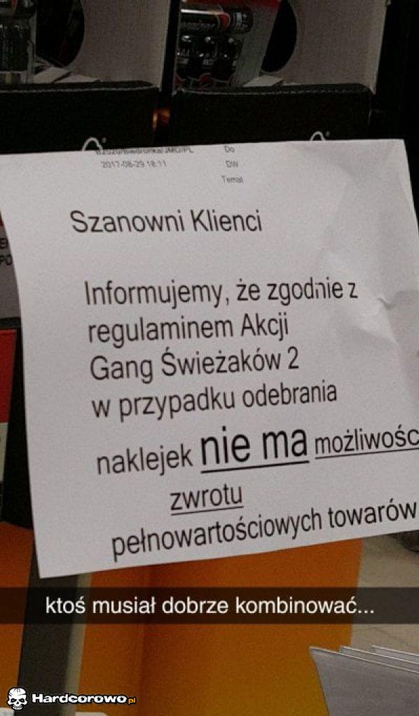 Informacja dla klientów - 1