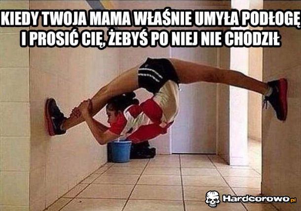 Umyta podłoga - 1
