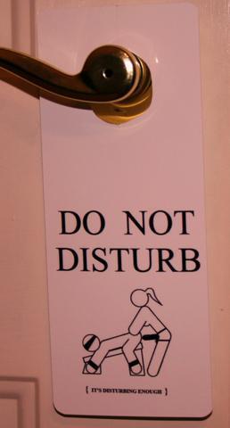 Do not disturb - 1