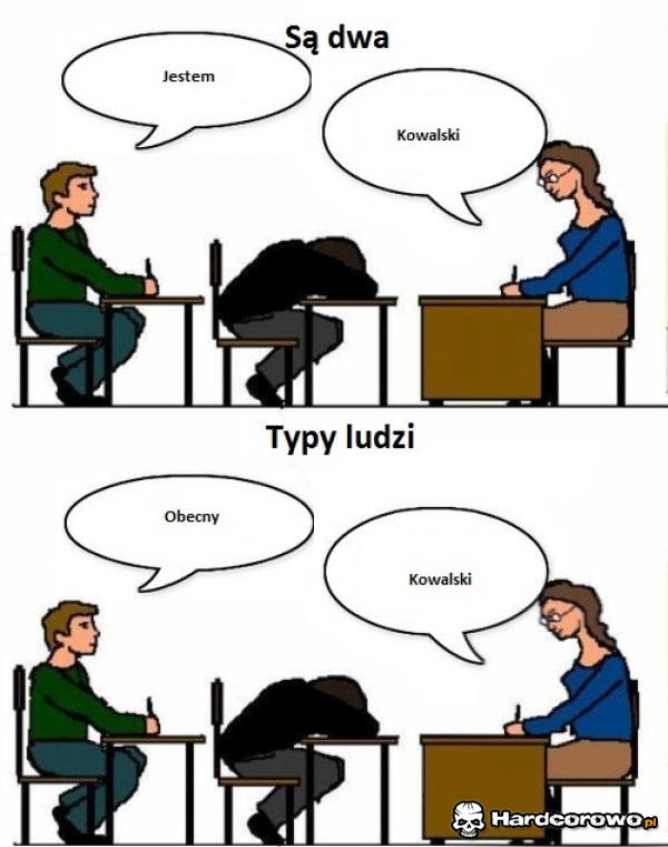 Są dwa typy ludzi - 1