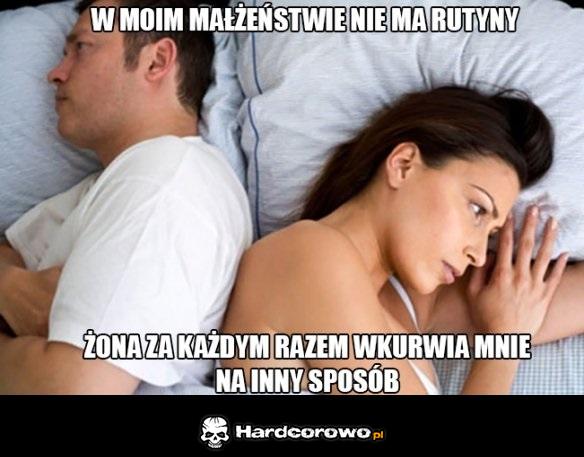 Brak rutyny - 1