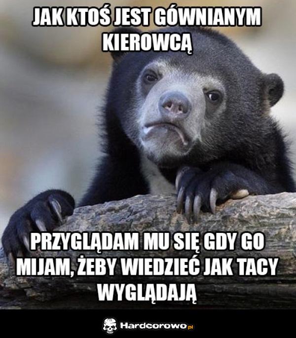 Jak ktoś jest gównianym kierowcą  - 1