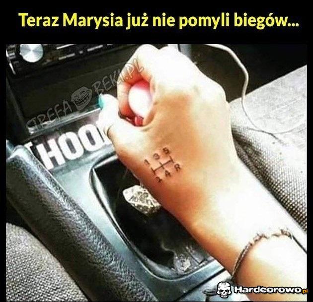 Teraz Marysia już nie pomyli biegów - 1