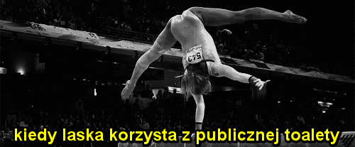 Kiedy laska korzysta z publicznej toalety - 1