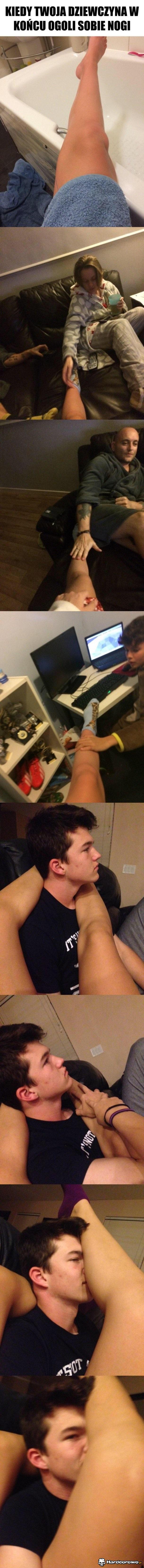 Po ogoleniu nóg - 1