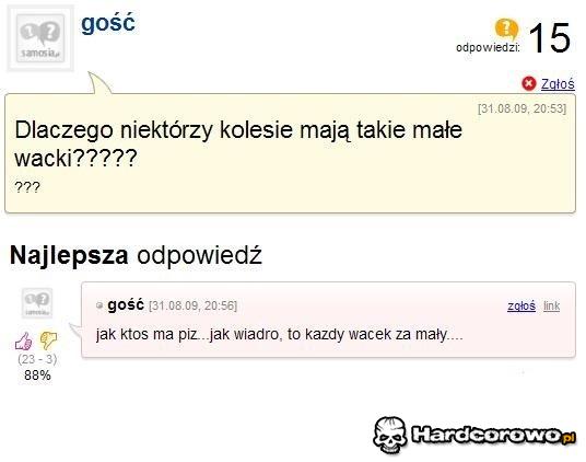 Dlaczego niektórzy mają takie małe wacki? - 1