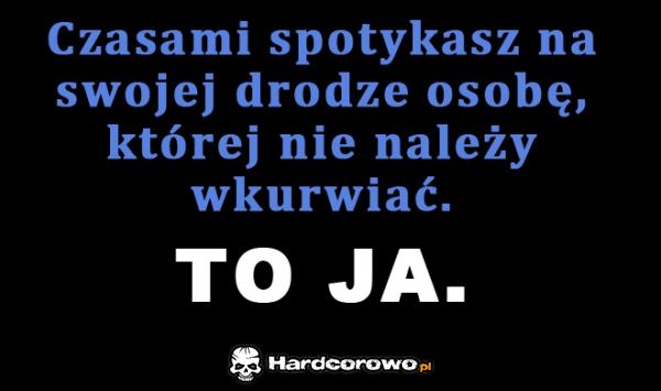 Czasami spotykasz na swojej drodze osobę, której nie należy wkurwiać - 1