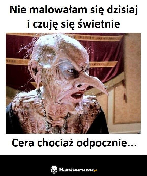 Cera chociaż odpocznie - 1