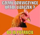 
Czemu dziewczynce upadł lizaczek?