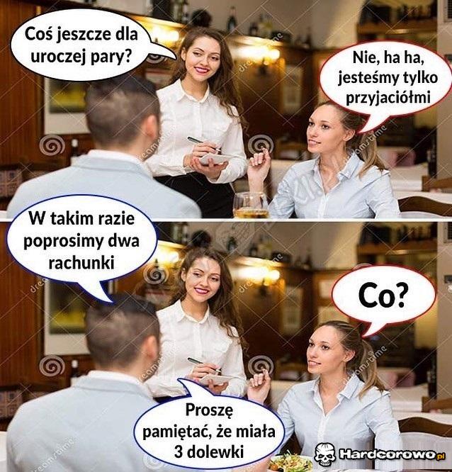 Urocza para w restauracji - 1