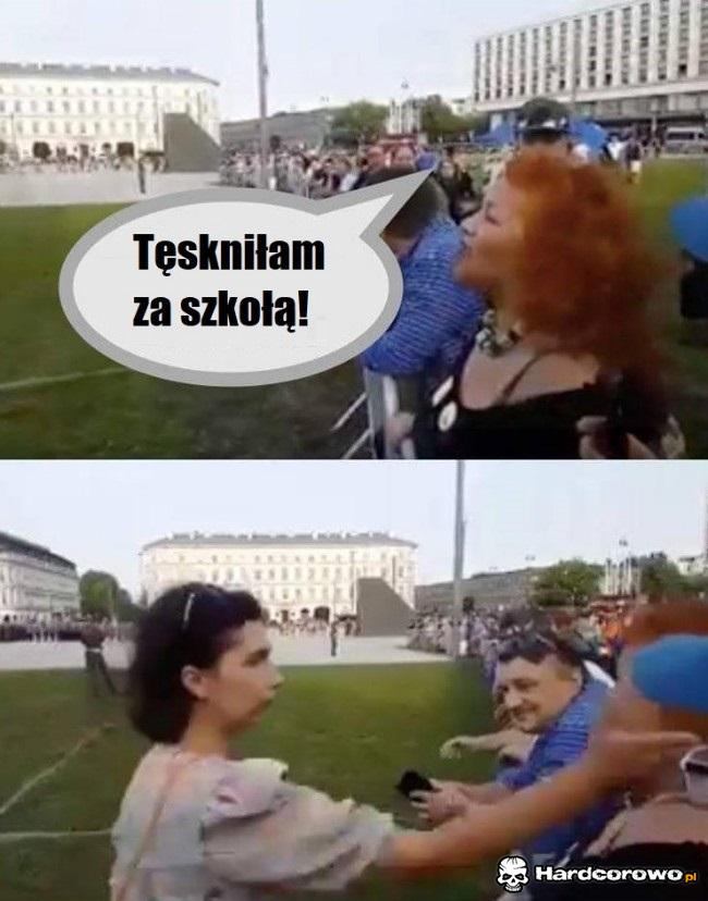 Kiedy ktoś mówi, że tęsknił za szkołą - 1