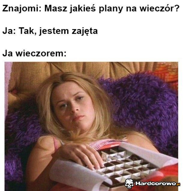 Moje plany na wieczór - 1