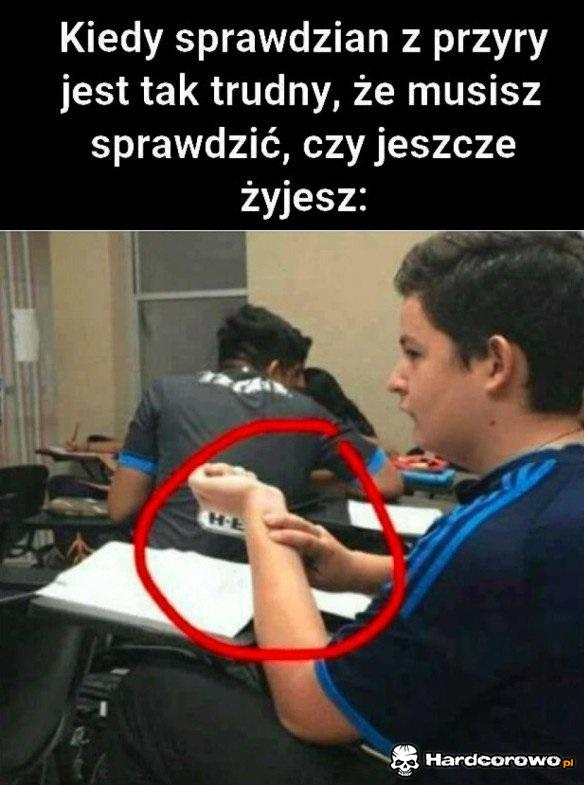Trudny sprawdzian - 1