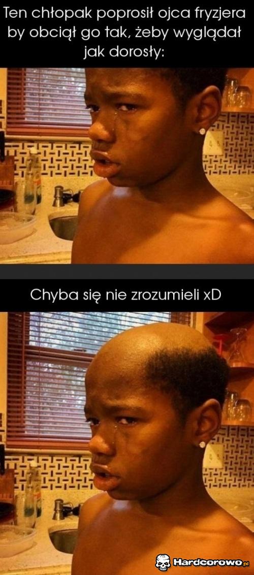 Chciał wyglądać jak dorosły - 1