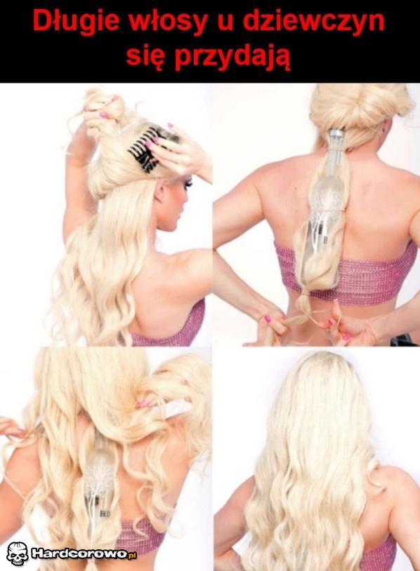 Długie włosy  - 1