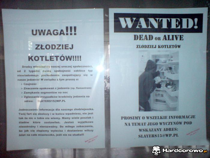 Uwaga złodziej kotletów - 1