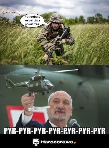 Wsparcie ministra obrony - 1