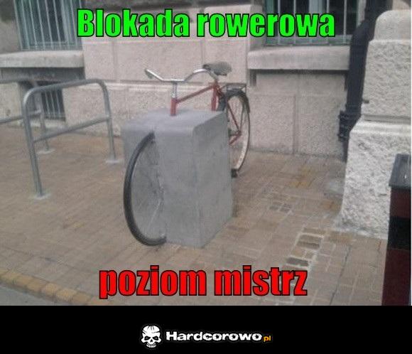 Blokada rowerowa  - 1