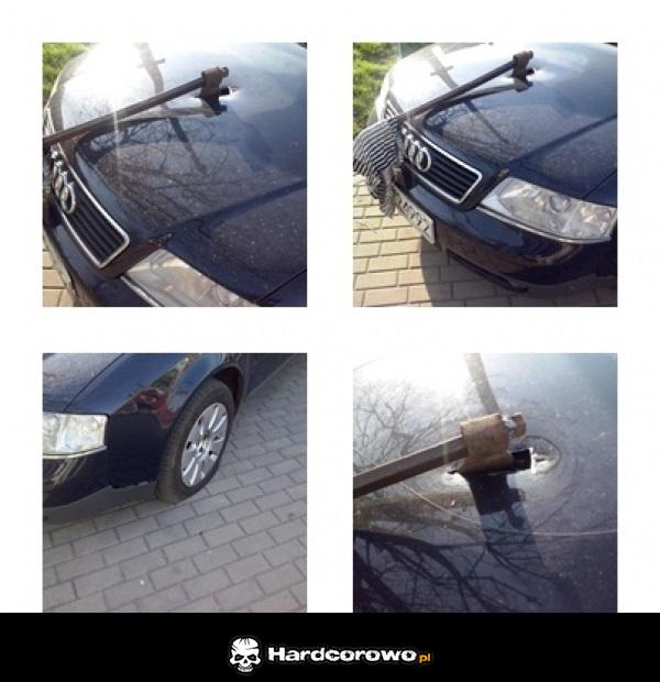 Złe parkowanie w Nowym Sączu - 1