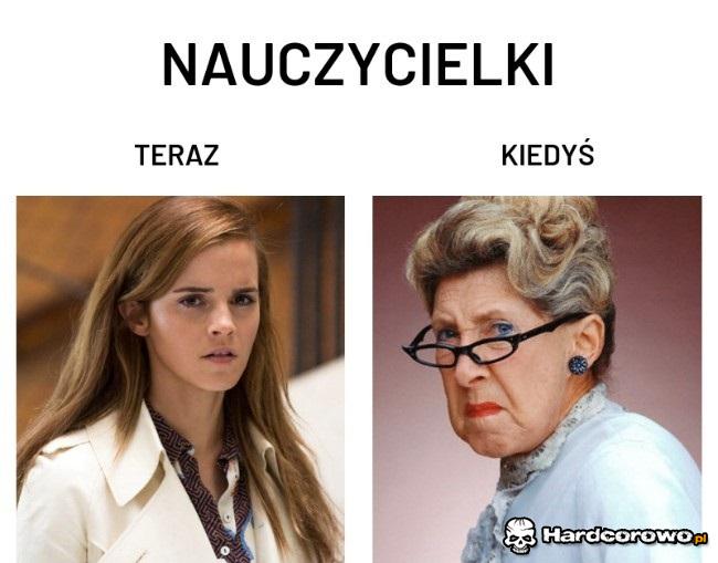 Nauczycielki teraz i kiedyś. - 1