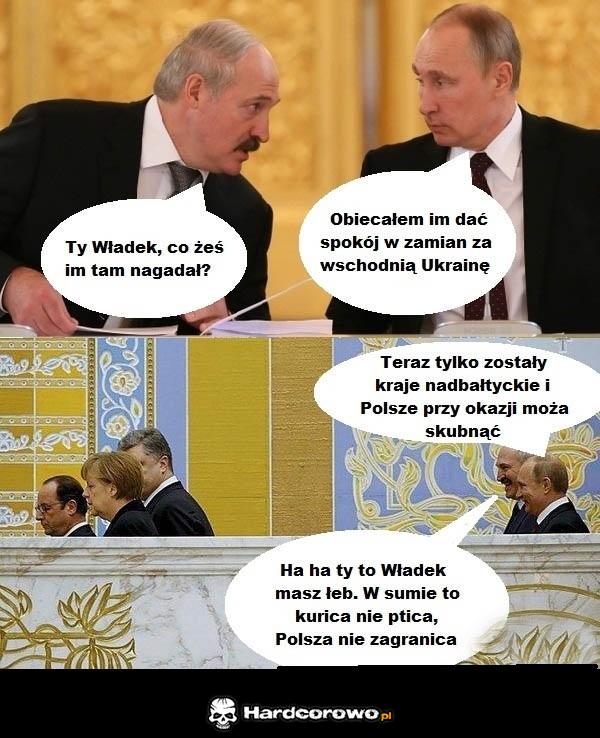 Wesoła morda Putina - 1