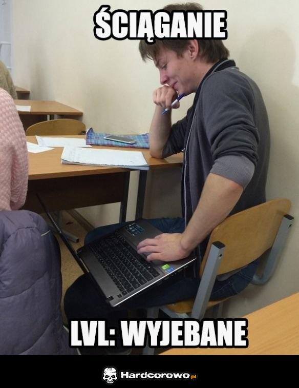 Ściąganie - 1