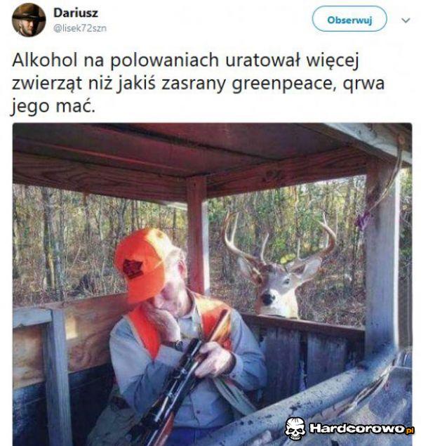 Alkohol na polowaniach - 1