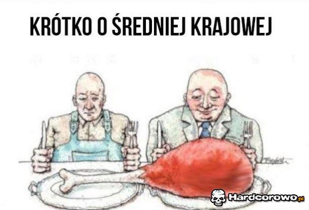 Średnia krajowa - 1