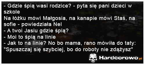 Gdzie śpią wasi rodzice? - 1