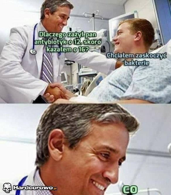 Zażycie antybiotyku - 1