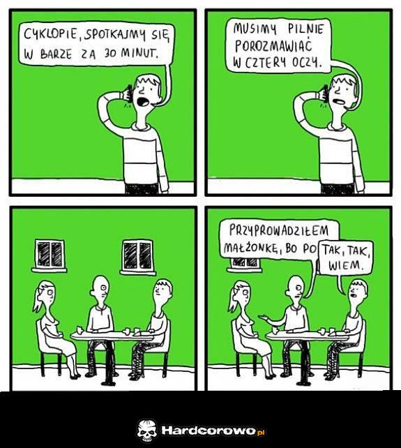 Rozmowa w cztery oczy z cyklopem - 1