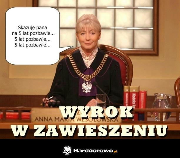 Wyrok w zawieszeniu - 1