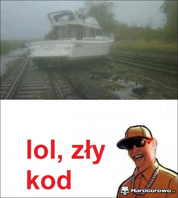 Zły kod  - 1