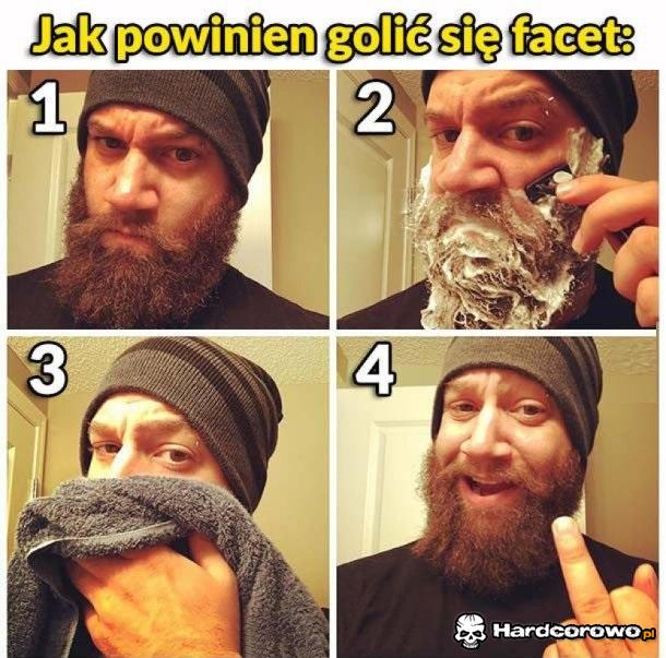 Jak powinien golić się facet - 1
