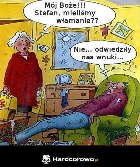 Wizyta wnuków - 1
