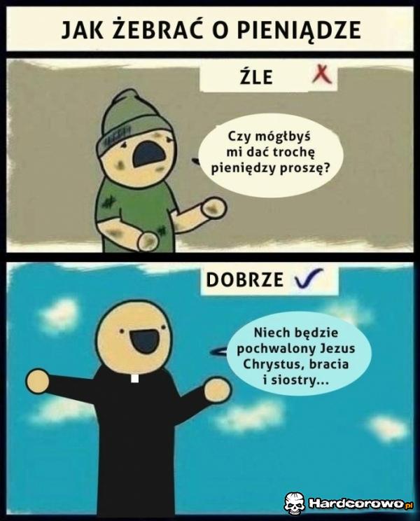 Jak żebrać o pieniądze - 1