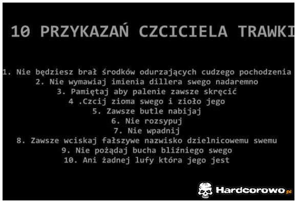 10 przykazań czciciela trawki  - 1