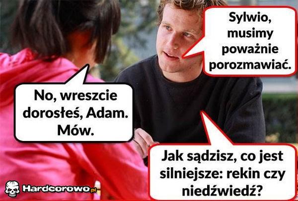 Poważna rozmowa z facetem - 1