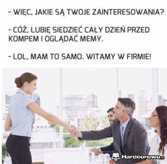 Idealne zainteresowania - 1