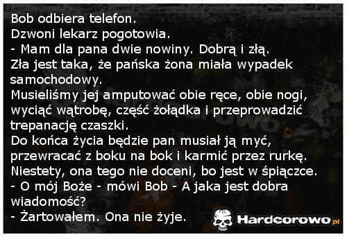 Dobra i zła wiadomość - 1