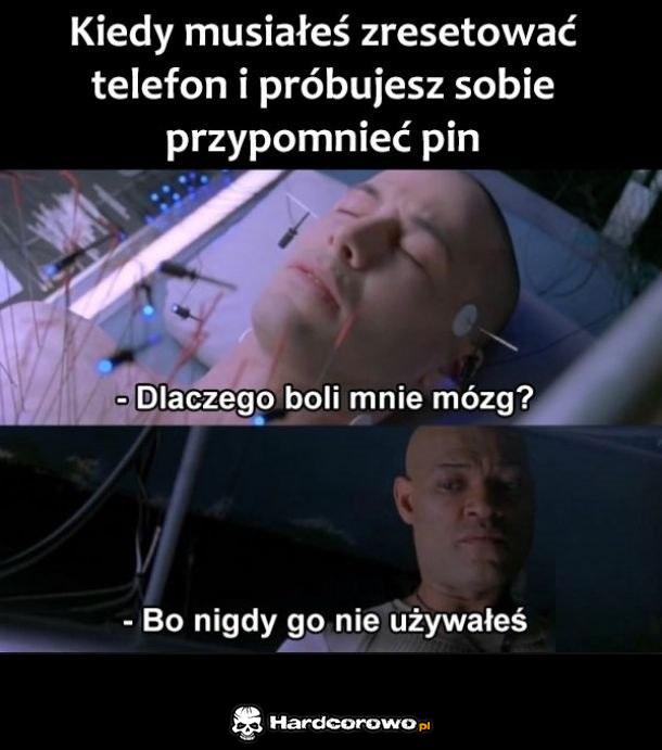 Przypominanie pinu - 1